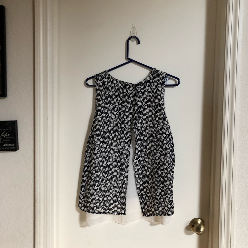 H&M Black Dot Pattern Shell NWT - Picture 3 of 5